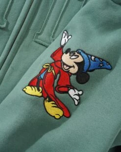 Applique Zip-Thru Hood, Sage -Butter Goods Elegant Shop AppliqueZip ThruHoodSage4