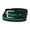 Braided Belt, Black / Green -Butter Goods Elegant Shop BraidedBeltBlack Green