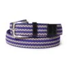 Braided Belt, Navy / Cream -Butter Goods Elegant Shop BraidedBeltNavy Cream