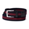 Braided Belt, Navy / Red -Butter Goods Elegant Shop BraidedBeltNavy Red