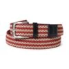 Braided Belt, Red / Cream -Butter Goods Elegant Shop BraidedBeltRed Cream