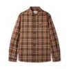 Caterpillar Flannel Shirt, Brown / Orange -Butter Goods Elegant Shop CaterpillarFlannelShirtBrown Orange1