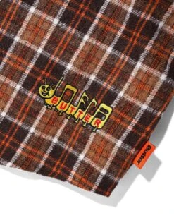 Caterpillar Flannel Shirt, Brown / Orange -Butter Goods Elegant Shop CaterpillarFlannelShirtBrown Orange5