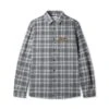 Caterpillar Flannel Shirt, Grey / Slate -Butter Goods Elegant Shop CaterpillarFlannelShirtGrey Slate1