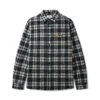 Caterpillar Flannel Shirt, Navy / Forest -Butter Goods Elegant Shop CaterpillarFlannelShirtNavy Forest1