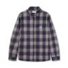 Cherry Flannel Shirt, Navy -Butter Goods Elegant Shop CherryLSPlaidShirtNavy1
