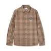 Cherry Flannel Shirt, Taupe -Butter Goods Elegant Shop CherryLSPlaidShirtTaupe1