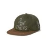 Critter 6 Panel Cap, Army / Brown -Butter Goods Elegant Shop Critter6PanelArmy Ochre1