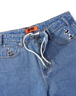 Critter Denim Jeans, Washed Indigo -Butter Goods Elegant Shop CritterDenimJeansWashedIndigo4