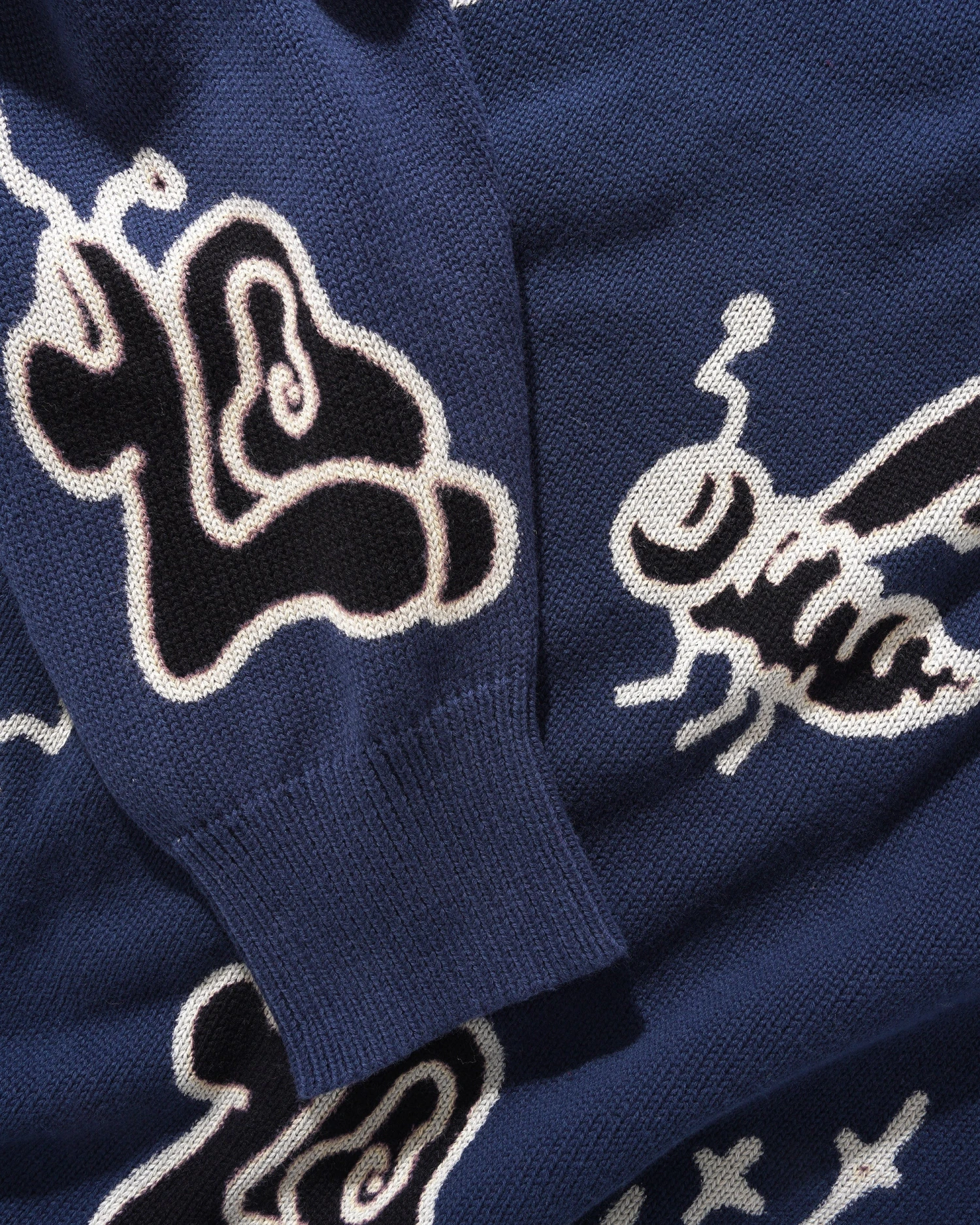 Critter Knitted Sweater, Slate 4 Critter Knitted Sweater, Slate - Image 2