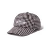 Gingham 6 Panel Cap, Brown / Navy -Butter Goods Elegant Shop Gingham6PanelCapBrown Navy1