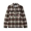 Grove Plaid Overshirt, Natural / Midnight / Red -Butter Goods Elegant Shop GrovePlaidOvershirtNatural Midnight Red1