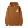 Grow Zip-Thru Hood, Saddle -Butter Goods Elegant Shop GrowZip ThruHoodSaddle1