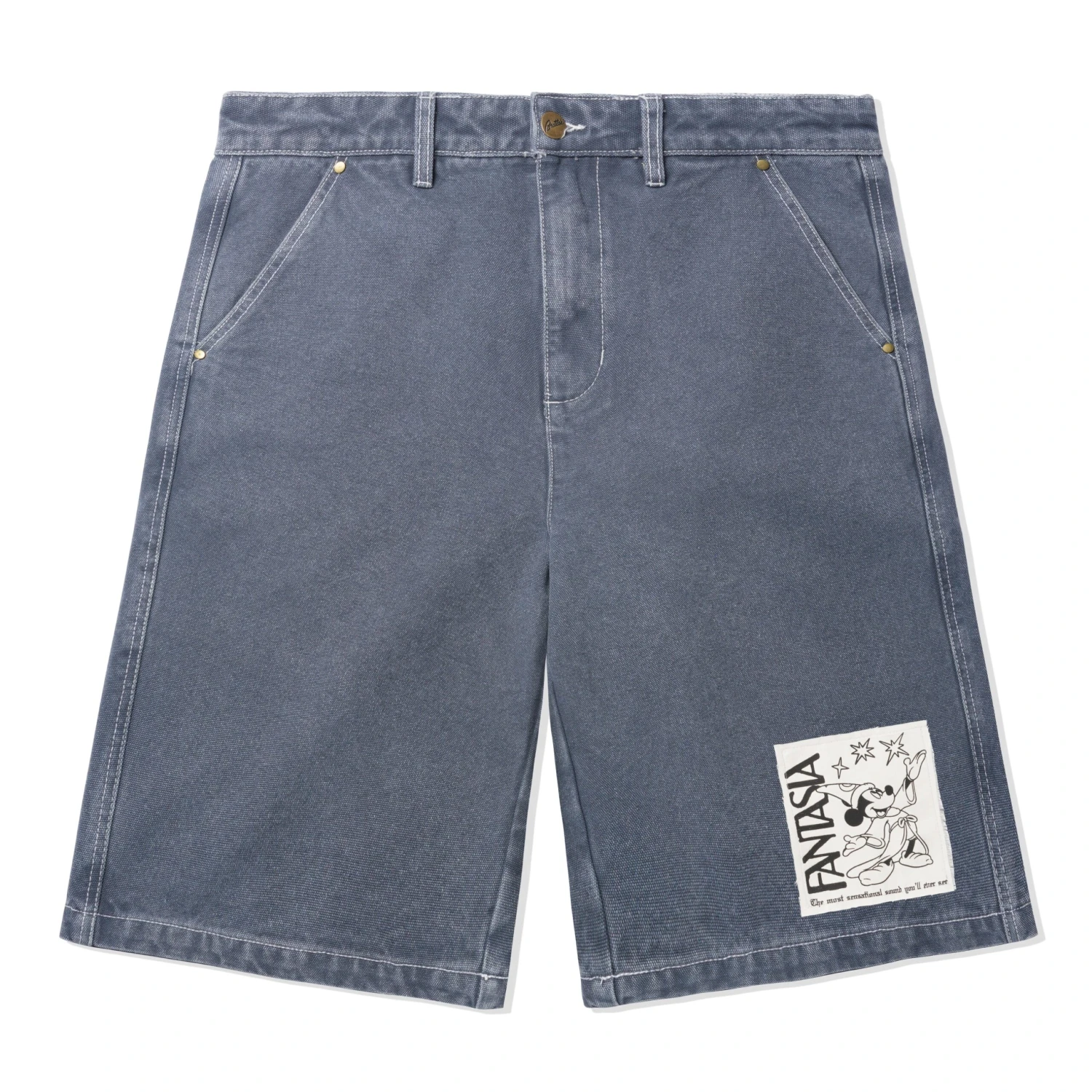 Patch Work Shorts, Slate 3 Patch Work Shorts, Slate