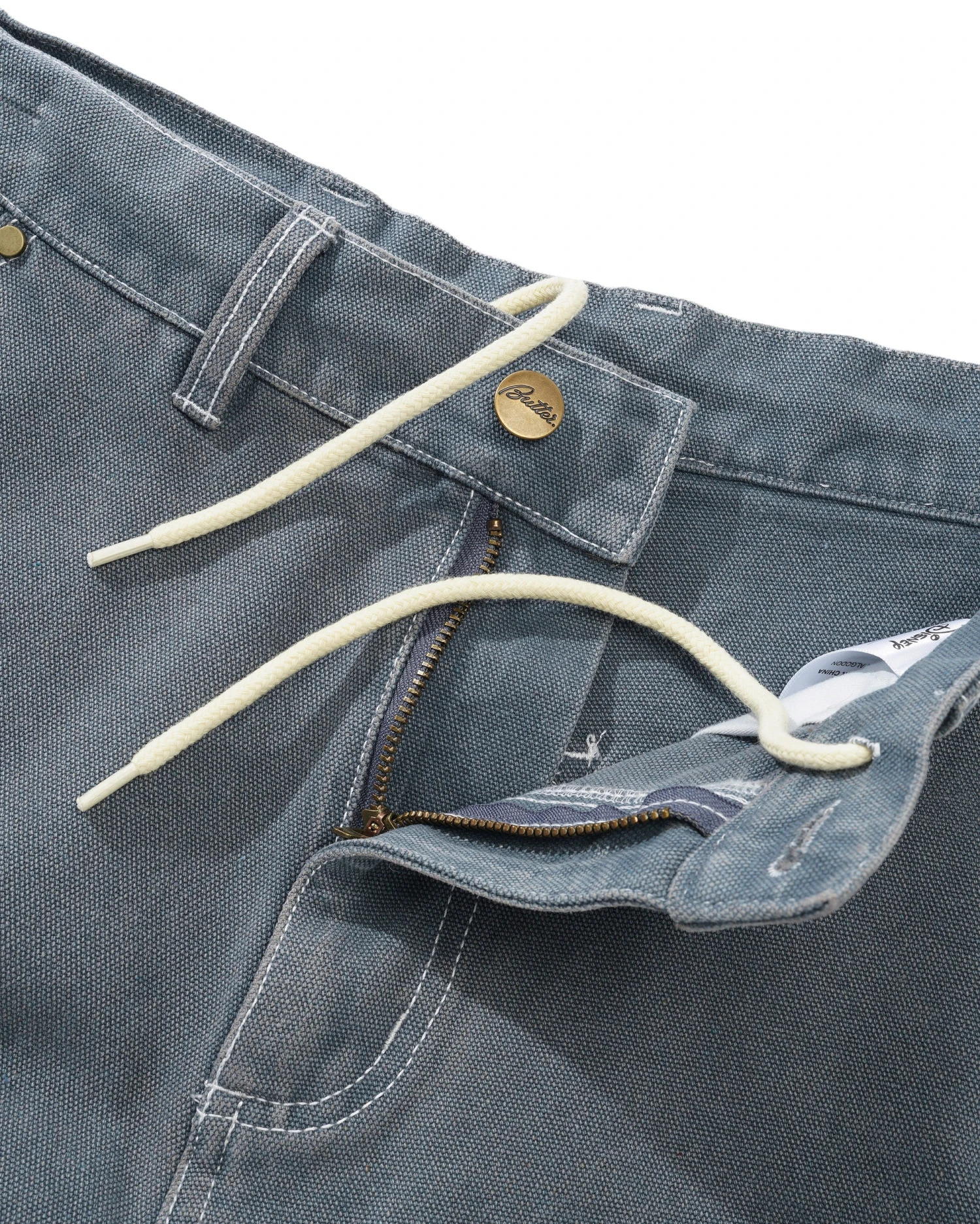 Patch Work Shorts, Slate 5 Patch Work Shorts, Slate - Image 3