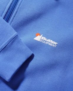 Pigment Dye 1/4 Zip Pullover, Cornflower -Butter Goods Elegant Shop PigmentDye1 4ZipPulloverCornflower3