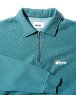 Pigment Dye 1/4 Zip Pullover, Jungle Wood -Butter Goods Elegant Shop PigmentDye1 4ZipPulloverJungleWood3