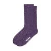 Pigment Dye Socks, Washed Mulberry -Butter Goods Elegant Shop PigmentDyedSocksPurple