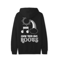 Butter Goods Elegant Shop -Butter Goods Elegant Shop PulloverHoodBlackBack