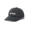 Rounded Logo 6 Panel Cap, Washed Black -Butter Goods Elegant Shop RoundedLogo6PanelCapWashedBlack1