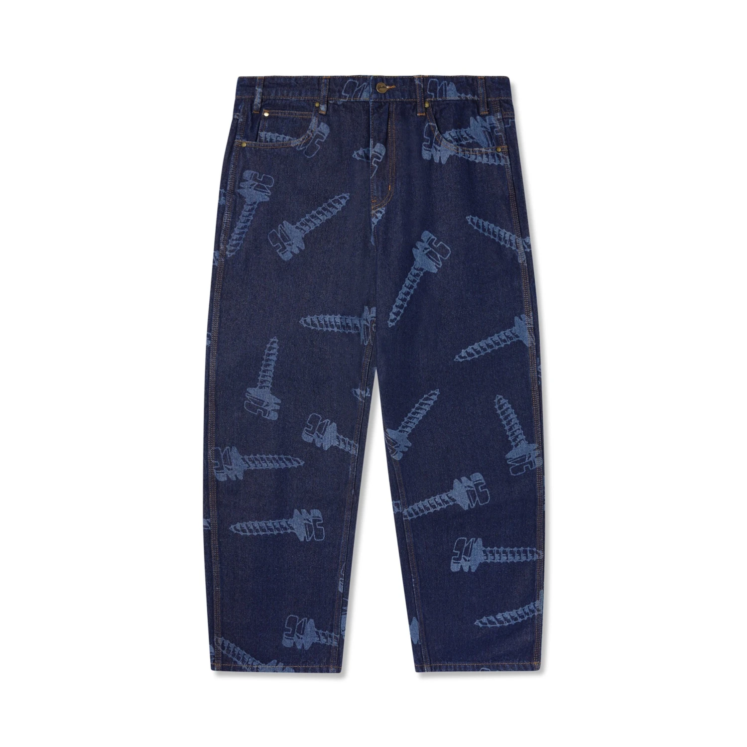 Screw Denim Jeans, Dark Indigo 3 Screw Denim Jeans, Dark Indigo