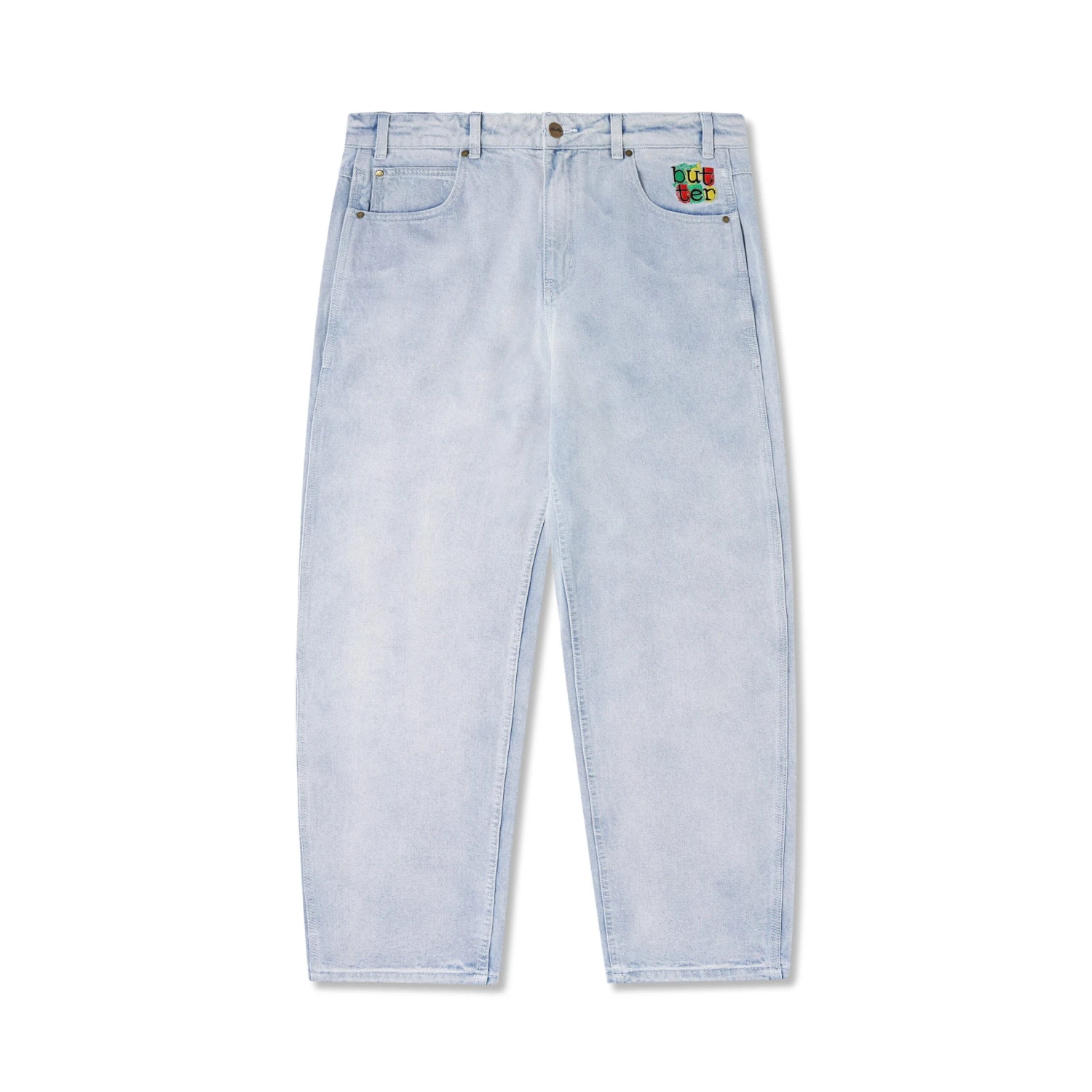 Scribble Denim Pants, Light Blue 3 Scribble Denim Pants, Light Blue