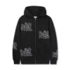 Tour Zip-Thru Hood, Black -Butter Goods Elegant Shop TourZipUpHoodBlack1