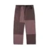 Washed Canvas Patchwork Pants, Washed Burgundy -Butter Goods Elegant Shop WashedCanvasPatchworkPantsWashedBurgundy1