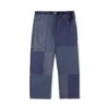 Washed Canvas Patchwork Pants, Washed Navy -Butter Goods Elegant Shop WashedCanvasPatchworkPantsWashedNavy1
