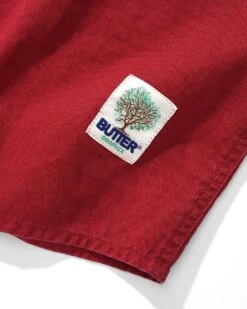 Washed Pocket L/S Shirt, Burnt Red -Butter Goods Elegant Shop WashedPocketLongSleeveShirtBurntRed2