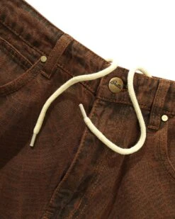 Web Denim Jeans, Brown -Butter Goods Elegant Shop WebDenimJeansBrown4