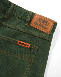 Web Denim Jeans, Fern -Butter Goods Elegant Shop WebDenimShortsFern3