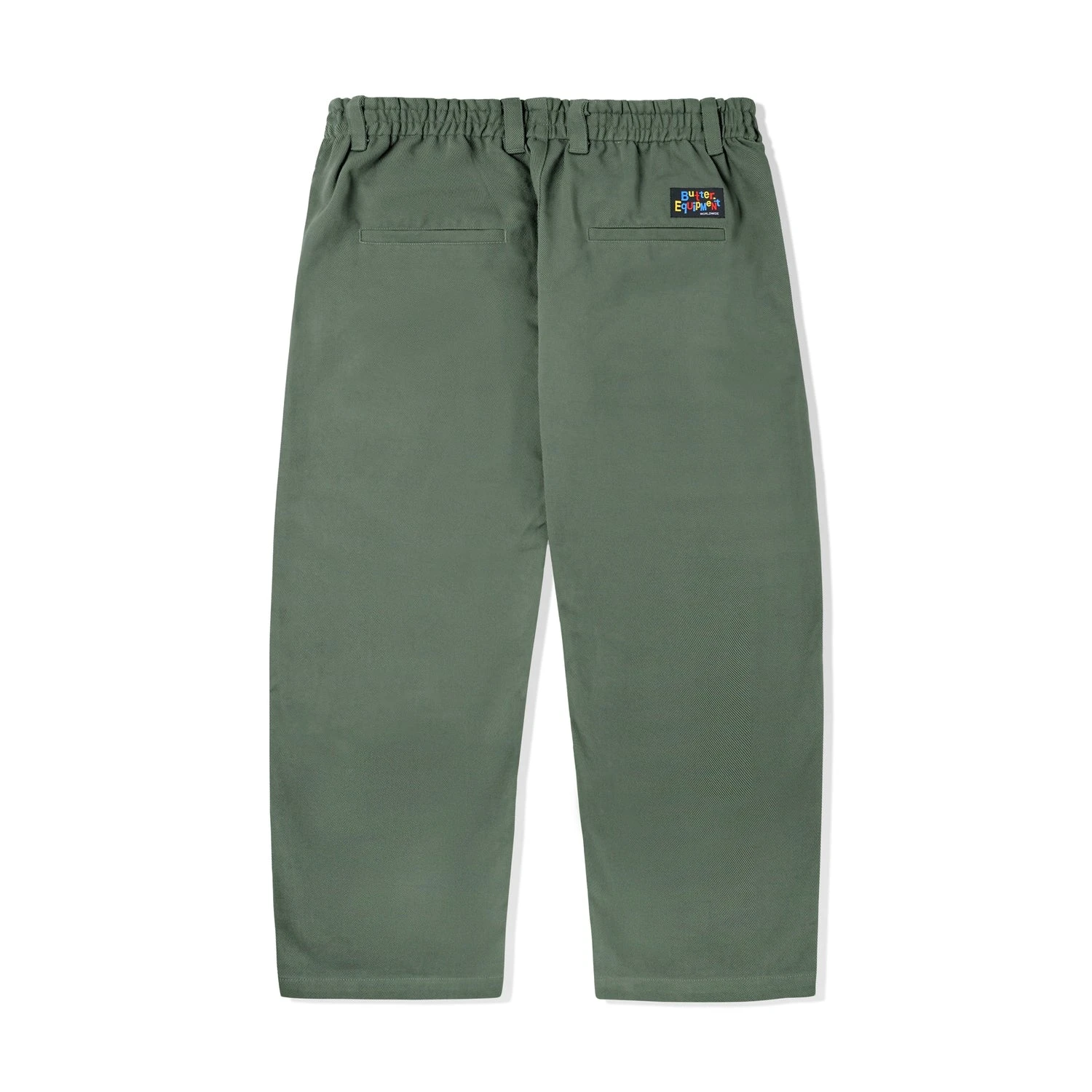 Wide Leg Pants, Dark Sage 4 Wide Leg Pants, Dark Sage - Image 2